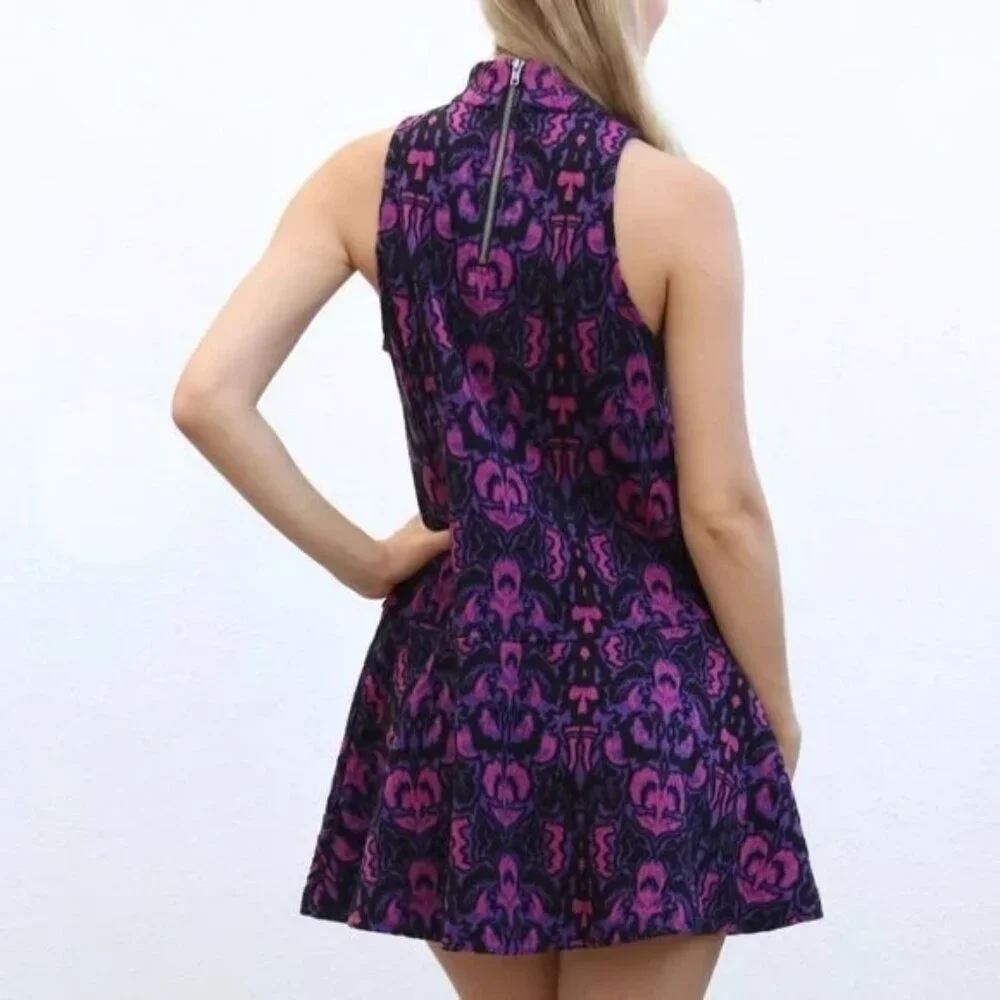 FREE PEOPLE Amelia Knit Dress in Purple - Picture 3 of 13